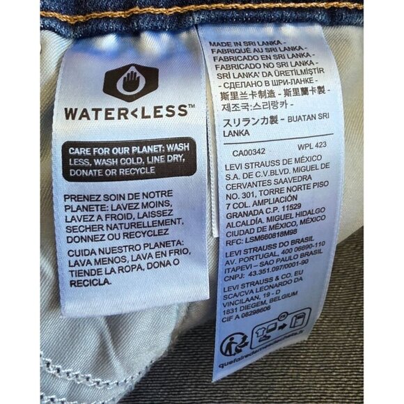 Levi's 311 Jeans Womens 30x30 Shaping Skinny Waterless Light Wash - Picture 5 of 16